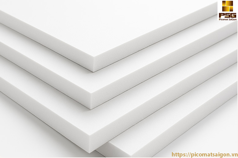 tấm nhựa cứng chịu lực PVC Plasker lõi trắng