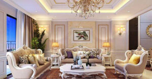 Mẹo giúp lựa chọn phào chỉ nhựa phòng khách phù hợp với diện tích căn phòng