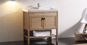 Tủ lavabo pvc chân đứng