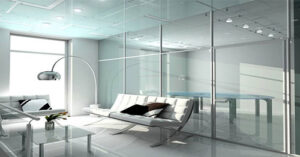 Tấm nhựa PVC trong phong cách Hitech