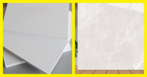 ốp tường bằng tấm nhựa PVC hay gạch men