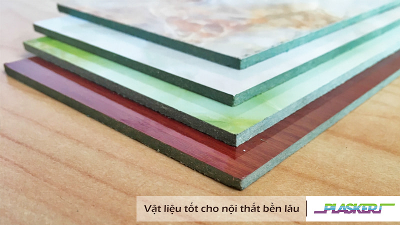 Tấm gỗ công nghiệp lõi xanh chống ẩm phủ vân xếp chồng