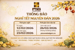 Picomat Sài Gòn Thông Báo Lịch Nghỉ Tết 2026