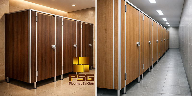 Mua Tấm Vách Ngăn Nhựa PVC Ở Đâu Uy Tín, Giá Tốt? 2 Tấm Vách Ngăn Phòng Vệ Sinh Từ Nhựa PVC