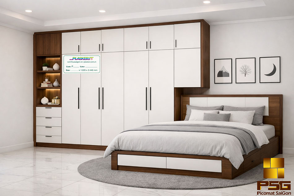 Tủ quần áo nhựa PVC Plasker