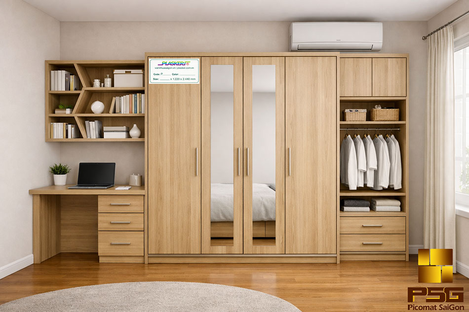 Tủ quần áo nhựa PVC Plasker