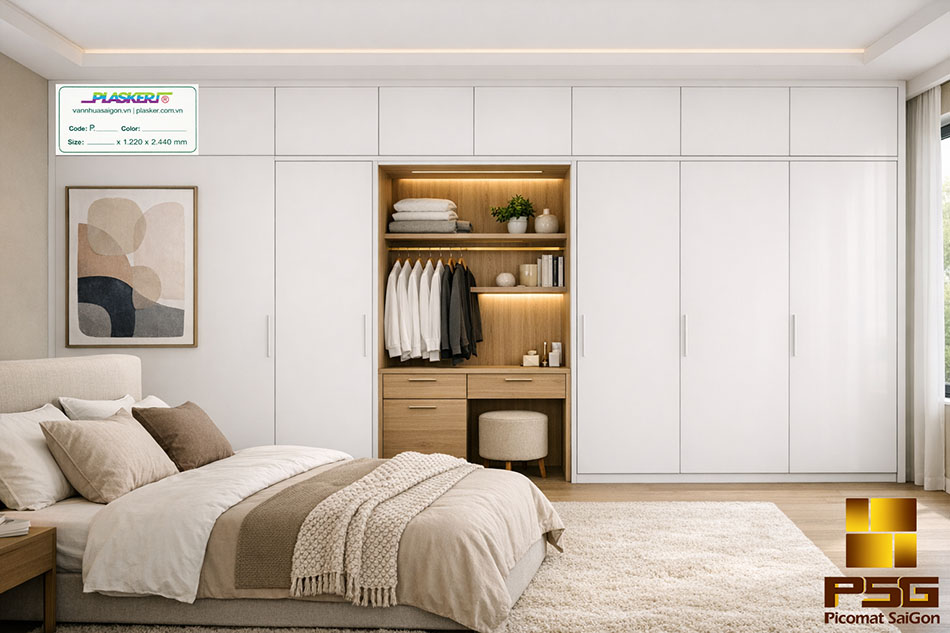 Tủ quần áo nhựa PVC Plasker