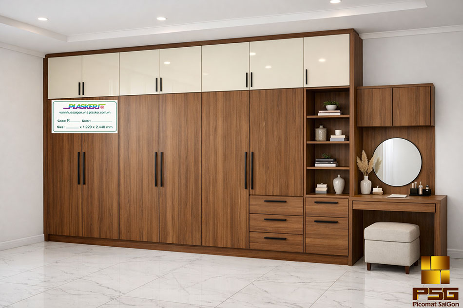 Tủ quần áo nhựa PVC Plasker