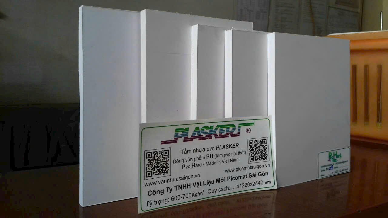 Quy cách tấm nhựa PVC